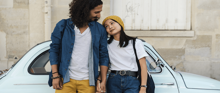couple en voiture